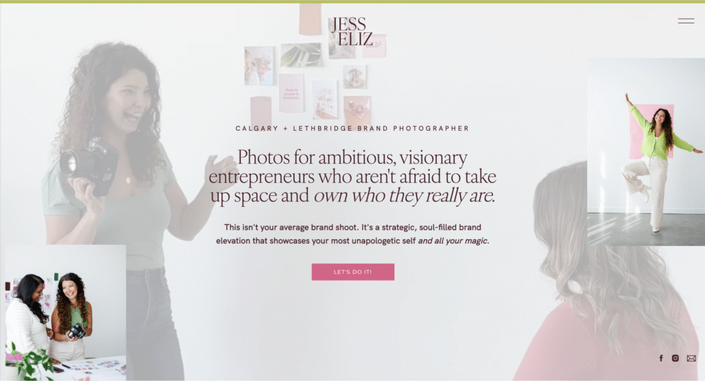 Jess Eliz Brands is a Calgary and Lethbridge brand photographer specializing in personal brand photography and lifestyle headshots for bold, growth-minded female entrepreneurs and CEOs.
